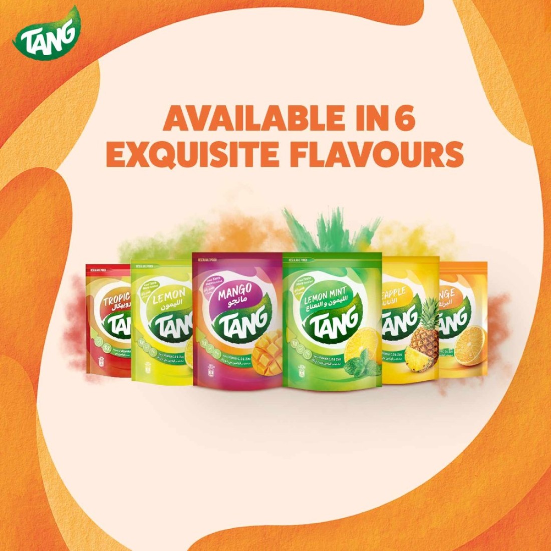 Tang Orange Flavoured Drinking Powder 375g