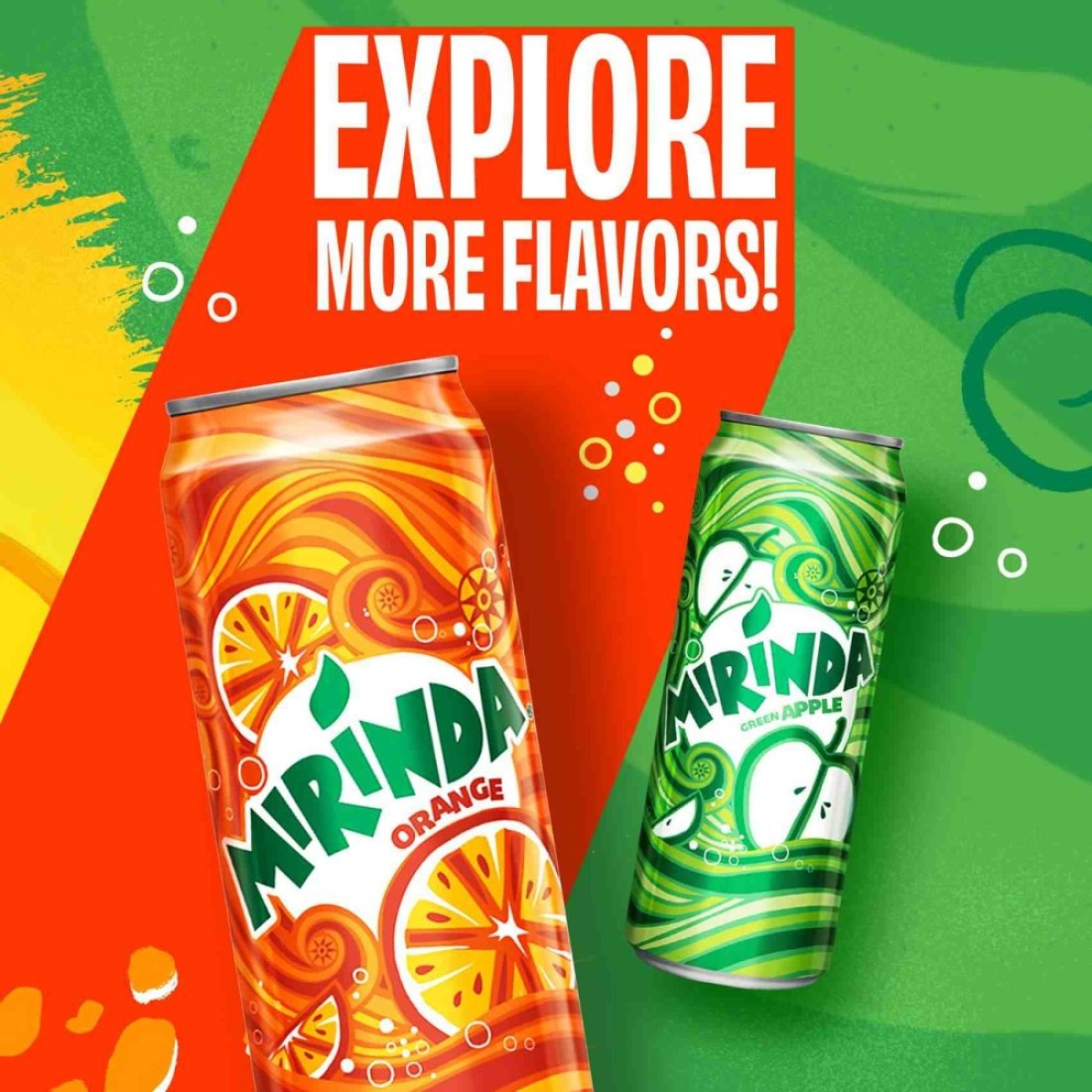 Mirinda Orange Carbonated Soft Drink Plastic Bottle 1.25L