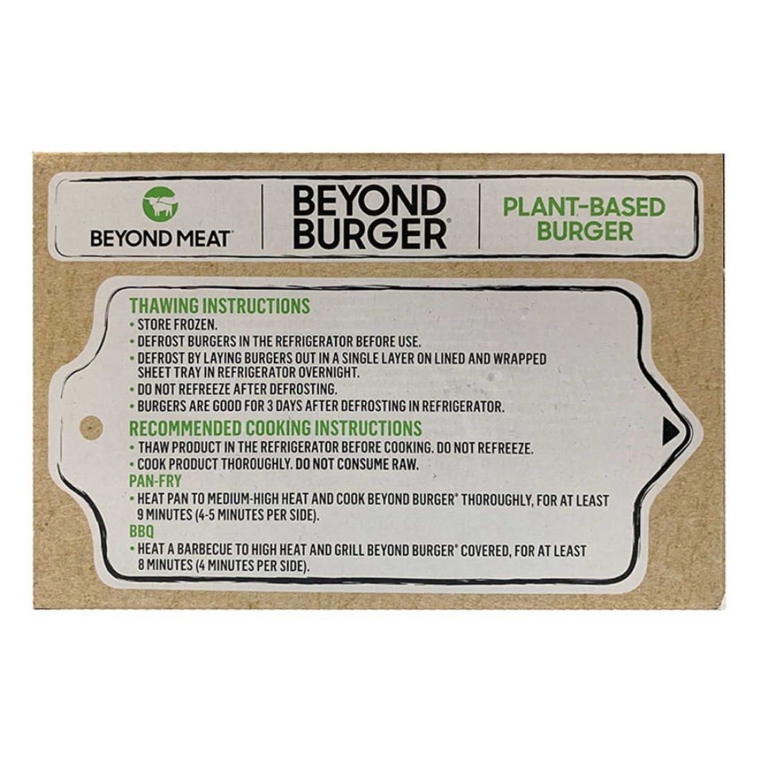 Beyond Meat Plant-Based 10 Burger 1.130kg