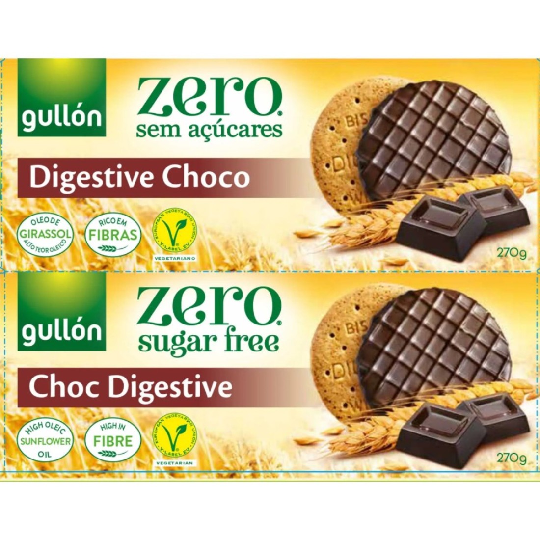 Gullon Diet Nature Digestive Chocolate Biscuit, 270g
