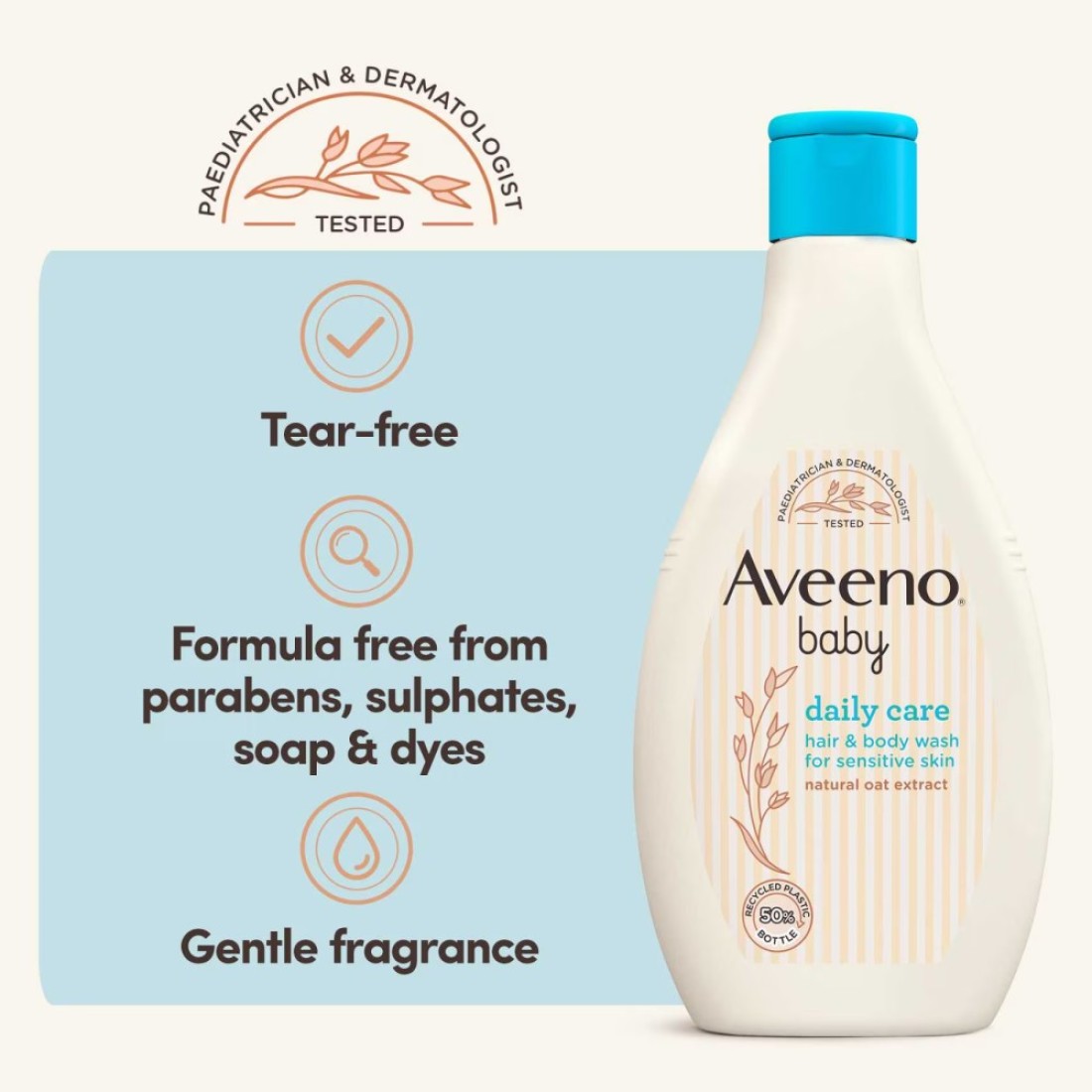 Aveeno Baby Daily Care Hair And Body Wash 250ml
