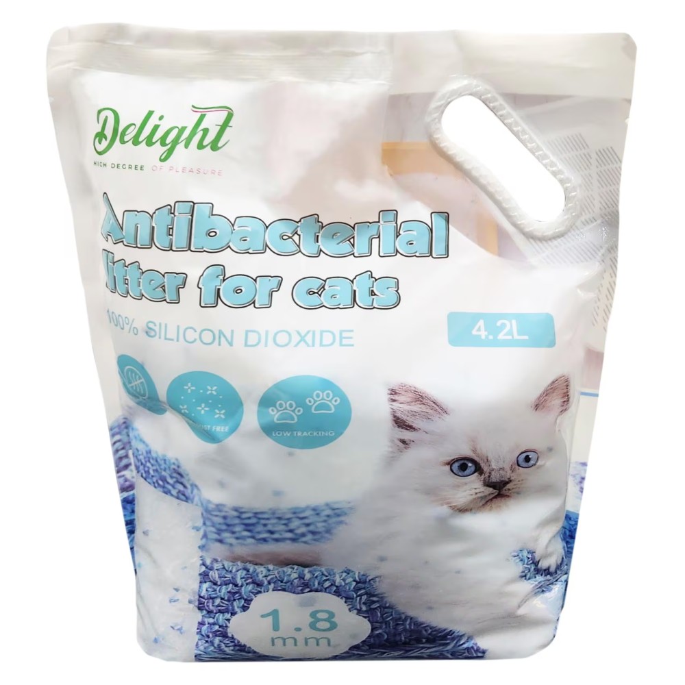 Delight Silica Antibacterial Cat Litter 4.2L