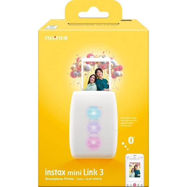 Fujifilm Instax Mini Link 3 Clay White Instant Photo Printer