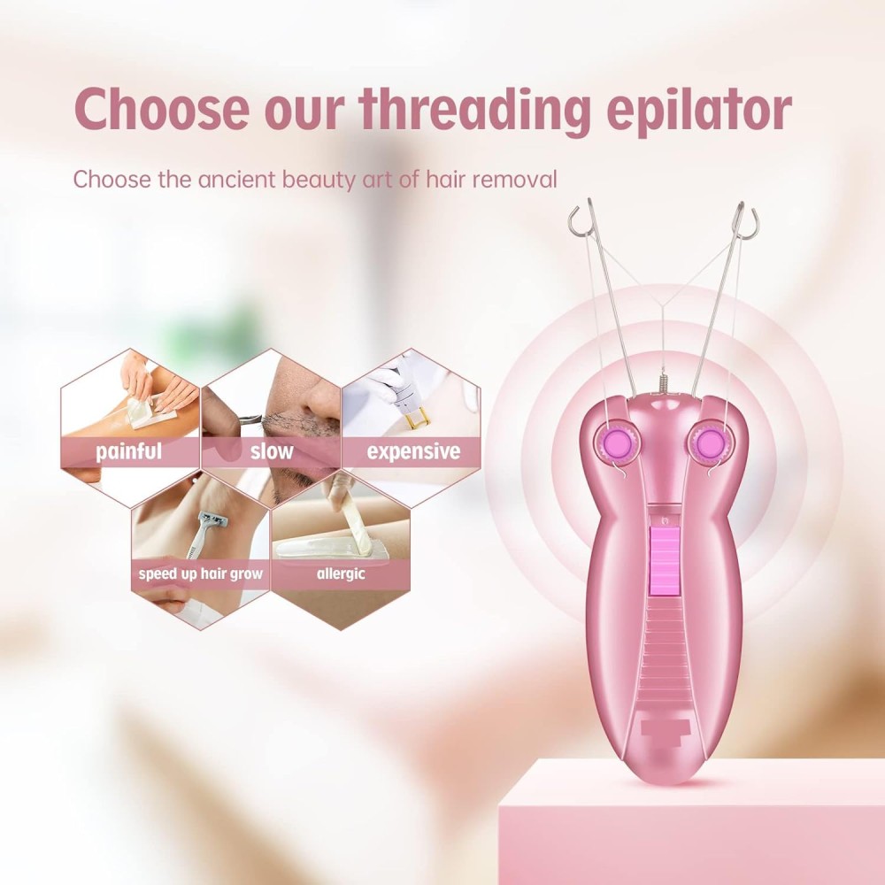 Fitto Facial Threading Hair Removal for Women – Professional Threading Kit for Upper Lip, Chin, Eyebrows, and Face – Precision Hair Removal with Smooth, Long-Lasting Results