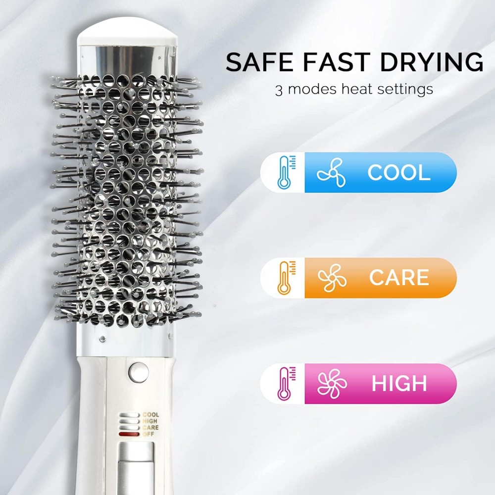 Fitto 7-in-1 Women Hair Styler - Multi-Functional Hair Tool with Curling Iron, Straightener, Crimper, Blow Dryer &amp; More, Adjustable Heat Settings, Professional Hair Styling for All Hair Types