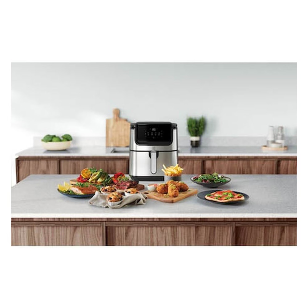 Electrolux Explore 6 Air Fryer E5AF1-710S, 3.5 L, Stainless Steel, 8 Programs, Touch Controls
