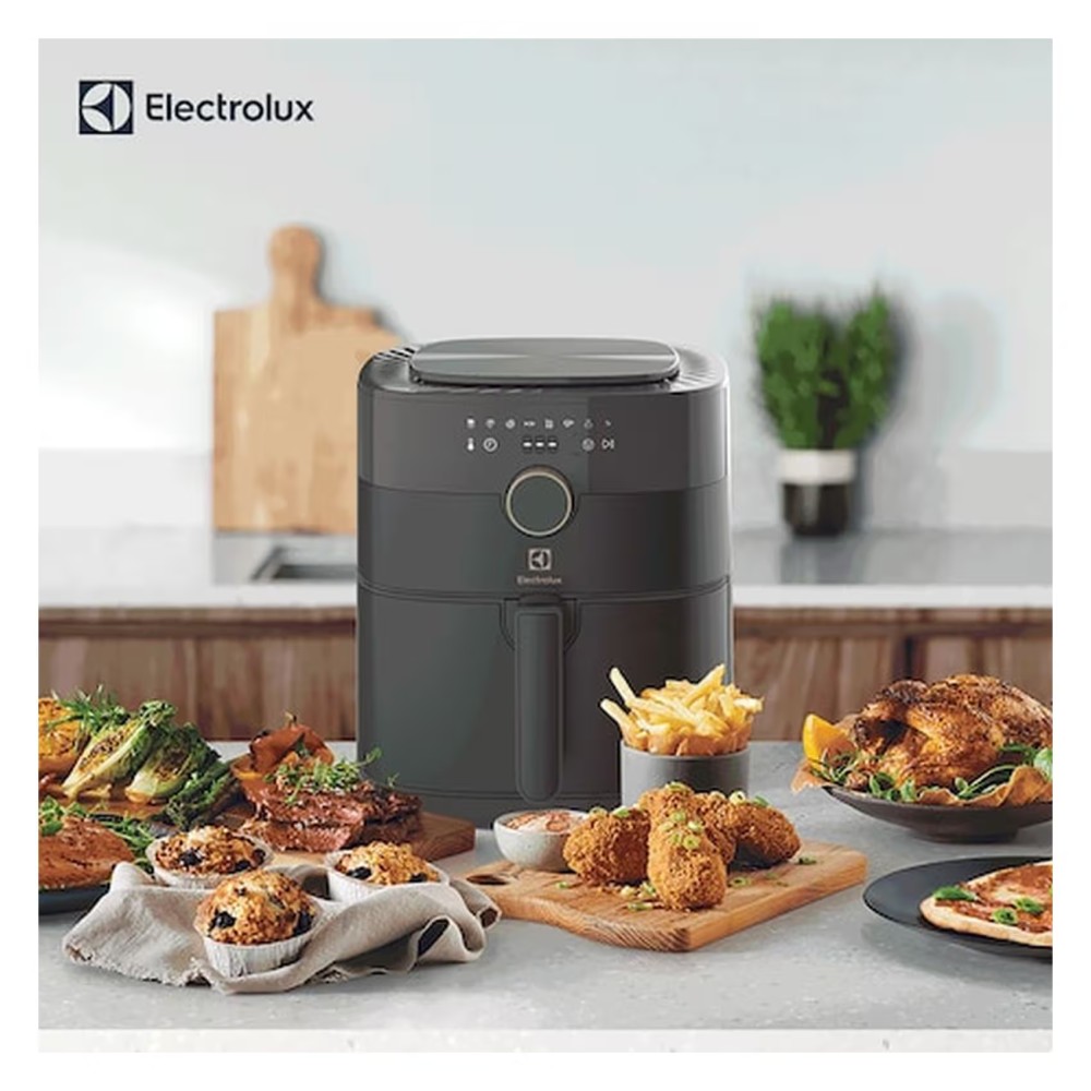 Electrolux UltimateTaste 500 Air Fryer E6AF1-520K, 5 L, Grey, 8 Programs