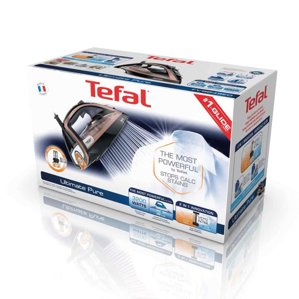 Tefal Easy Glide Durilium Steam Iron 2500W FV9845M0 Multicolour
