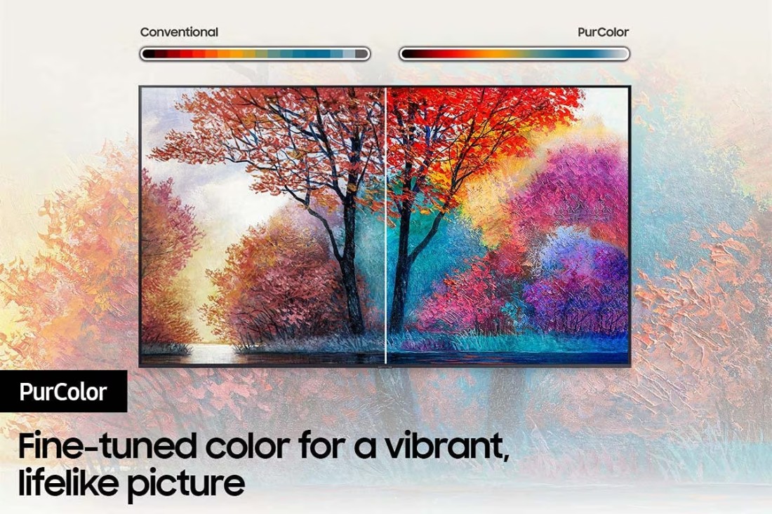 Samsung AU7000, 65 Inches, Crystal UHD 4K, Flat Smart TV, UA65AU7000UXZN, Black (2021)