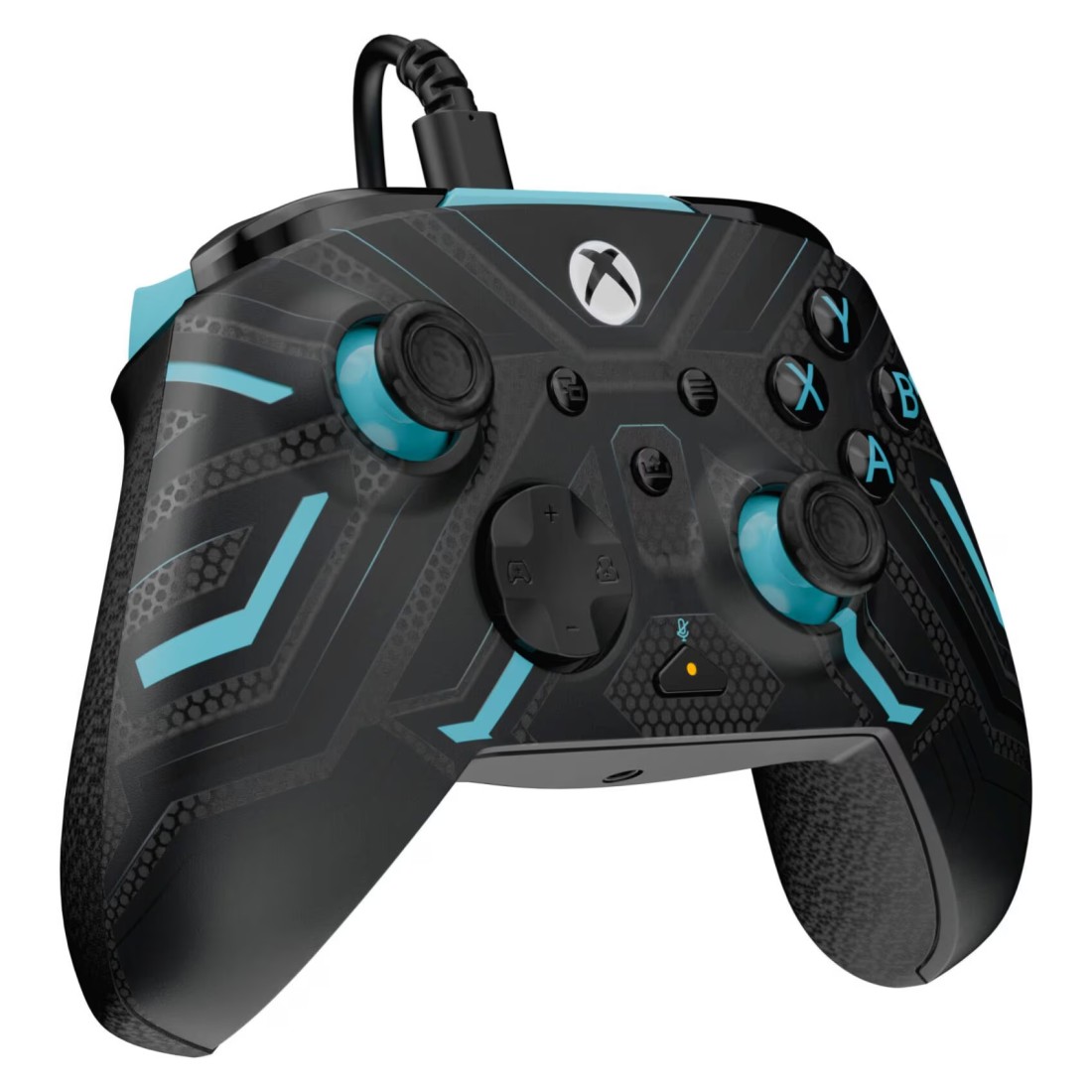 PDP Wired Rematch Controller for Xbox S and X Series Titan Steel Glow