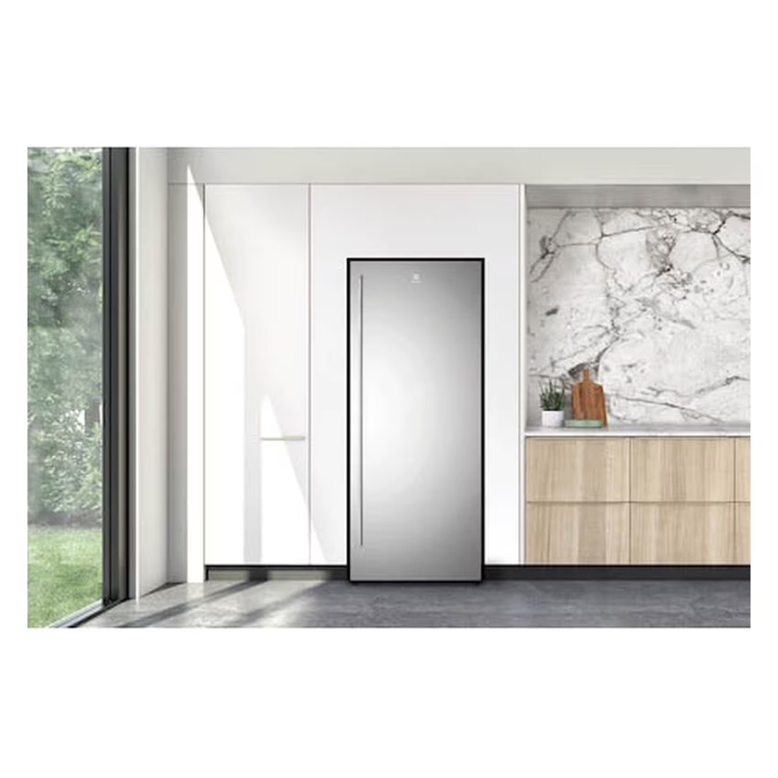 Electrolux UltimateTaste 500 Upright Freezer EFB4207A-S, Stainless Steel, 388 L, Single Door