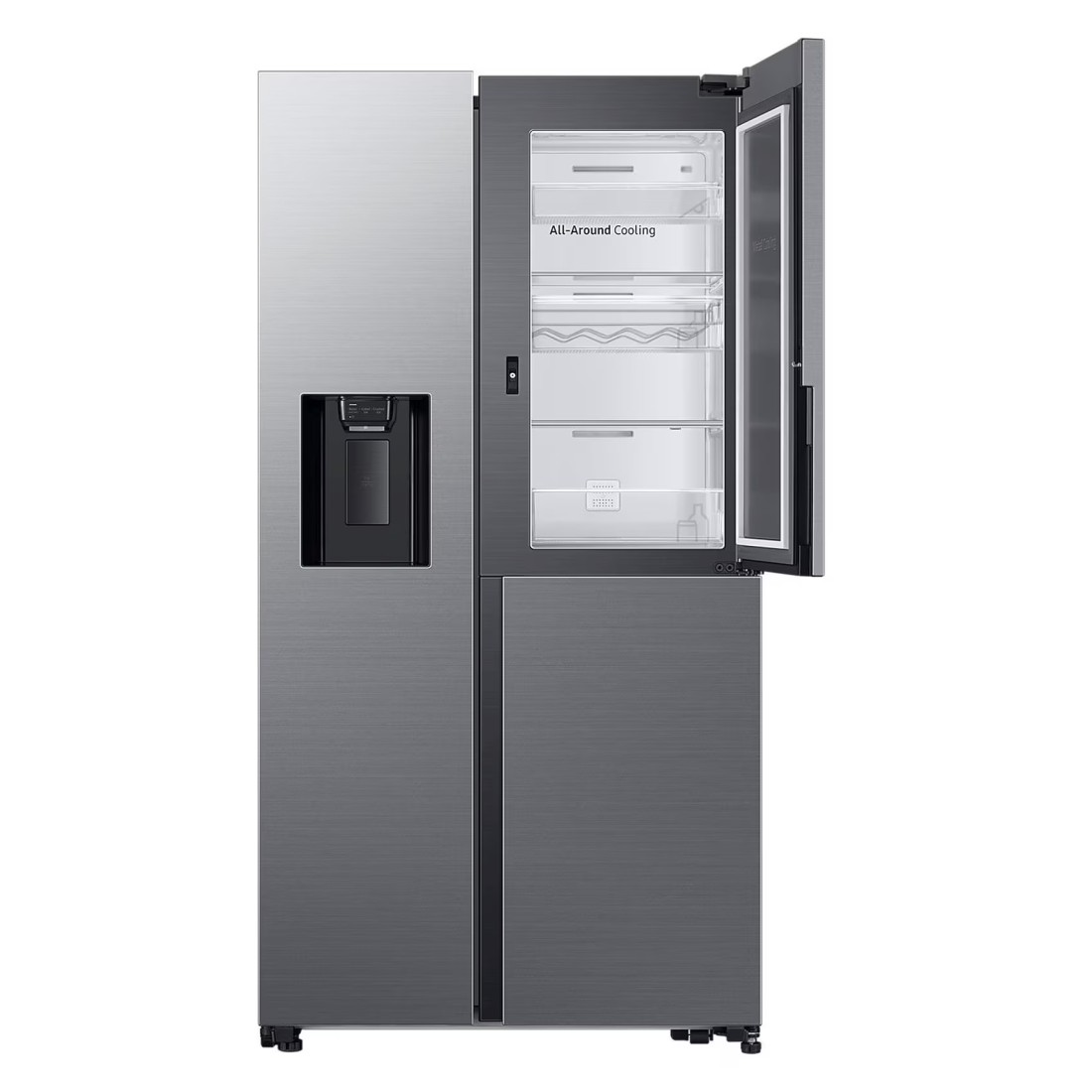 Samsung Side By Side Refrigerator RH65DG54R3S9AE Refined Inox 610L