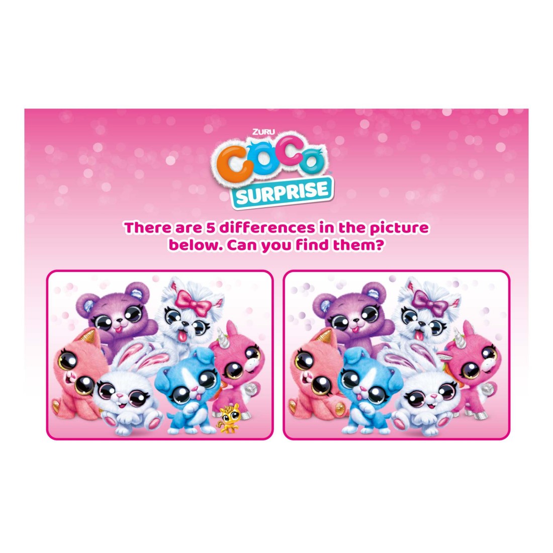 Zuru Coco Surprise Cones Classics Poncho Stuff Plush Toy Assorted