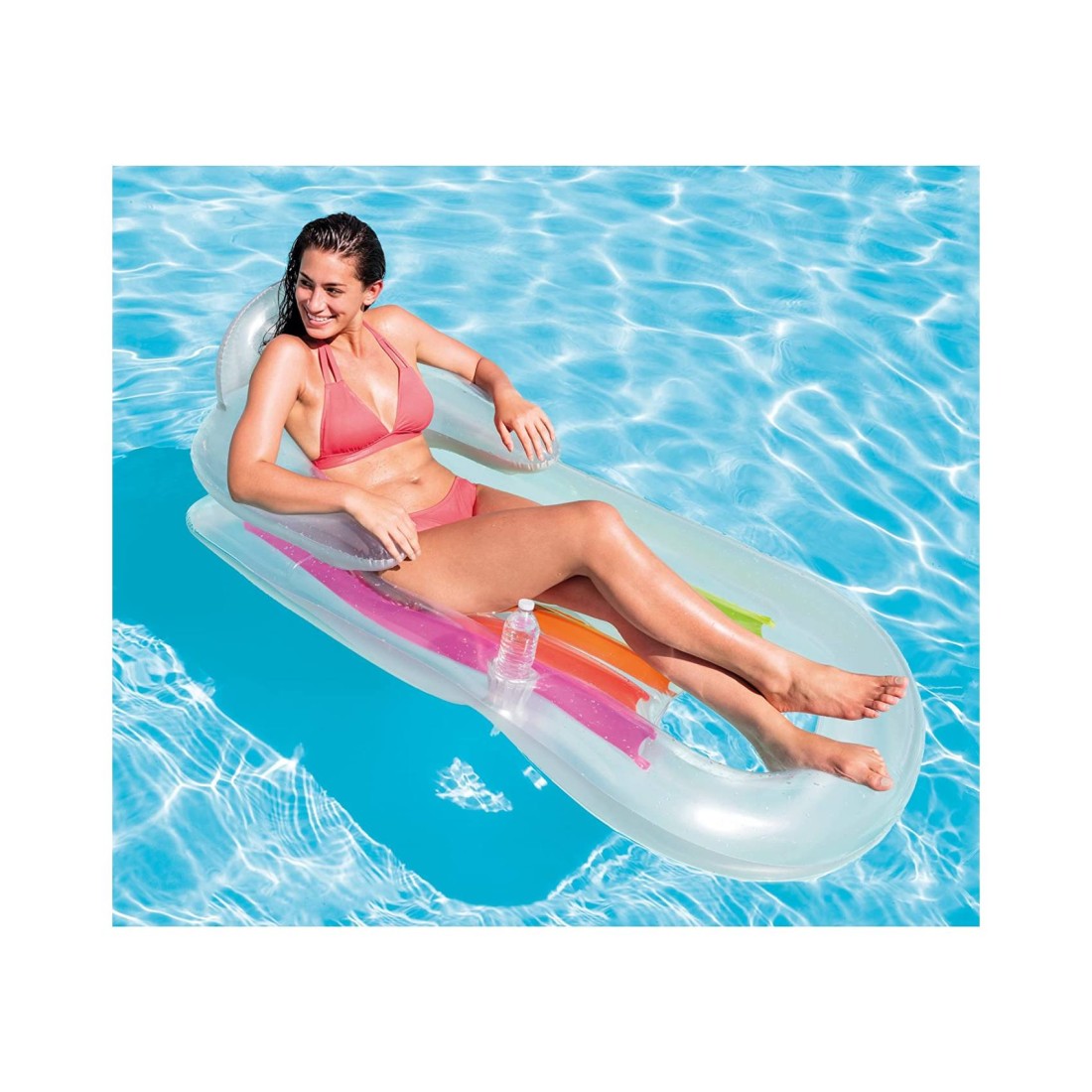 Intex King Kool Inflatable Lounge Multicolour 160x85cm