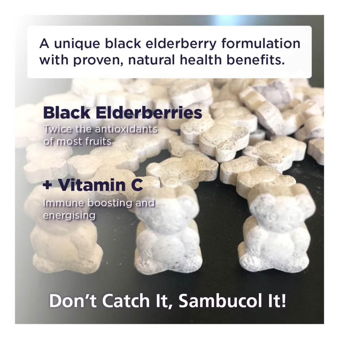 Sambucol Kids Chewable Teddies 60 Chewables