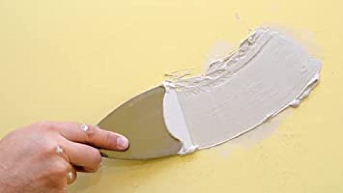 ABBASALI BOSSIL All-Purpose Putty, Putty Filler, Spackling for Drywall, Quick Drying, Designed for Interior and Exterior Home Use, Paintable, Permanent, Non-Shrinking, 500g & 3" Wall Scrapper