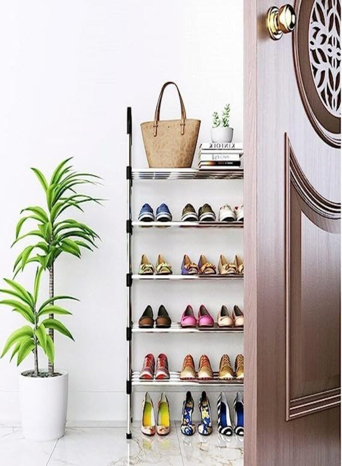 shoe rack corner stand shoes organizer indoor shoes storage shelves