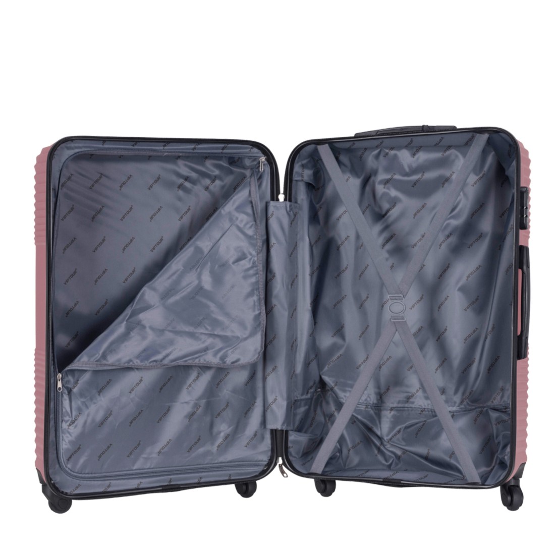 VIPTOUR Set of 4 ABS Trolley Luggage With Number Lock 20/24/28/32 Inches