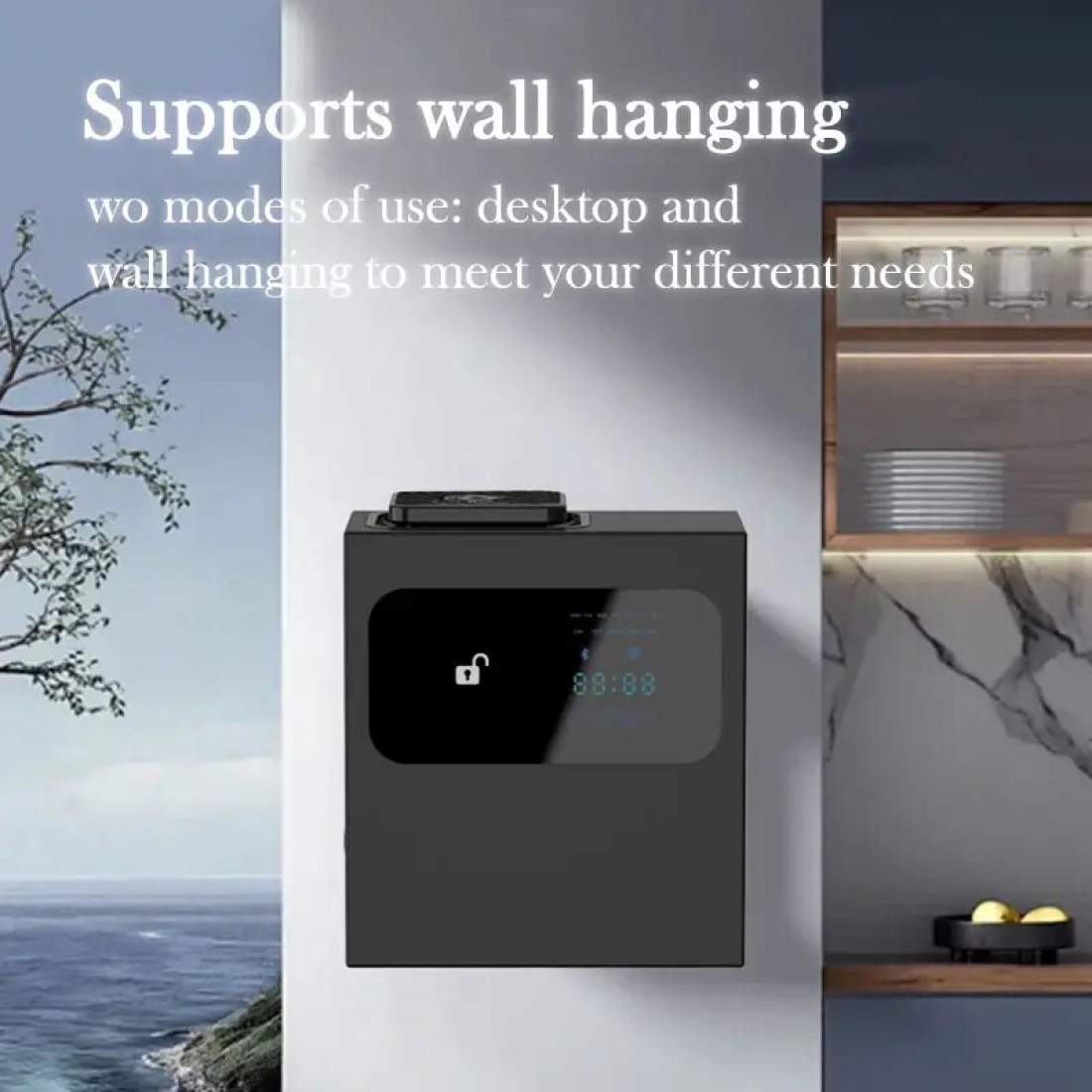 Diffuser System 600m³ Smart Lock Metal Aroma Diffuser - Electric Fragrance Oil Diffuser for Cinema, Offices, Hotels, and Large Spaces - Ultra Quiet, Stylish,