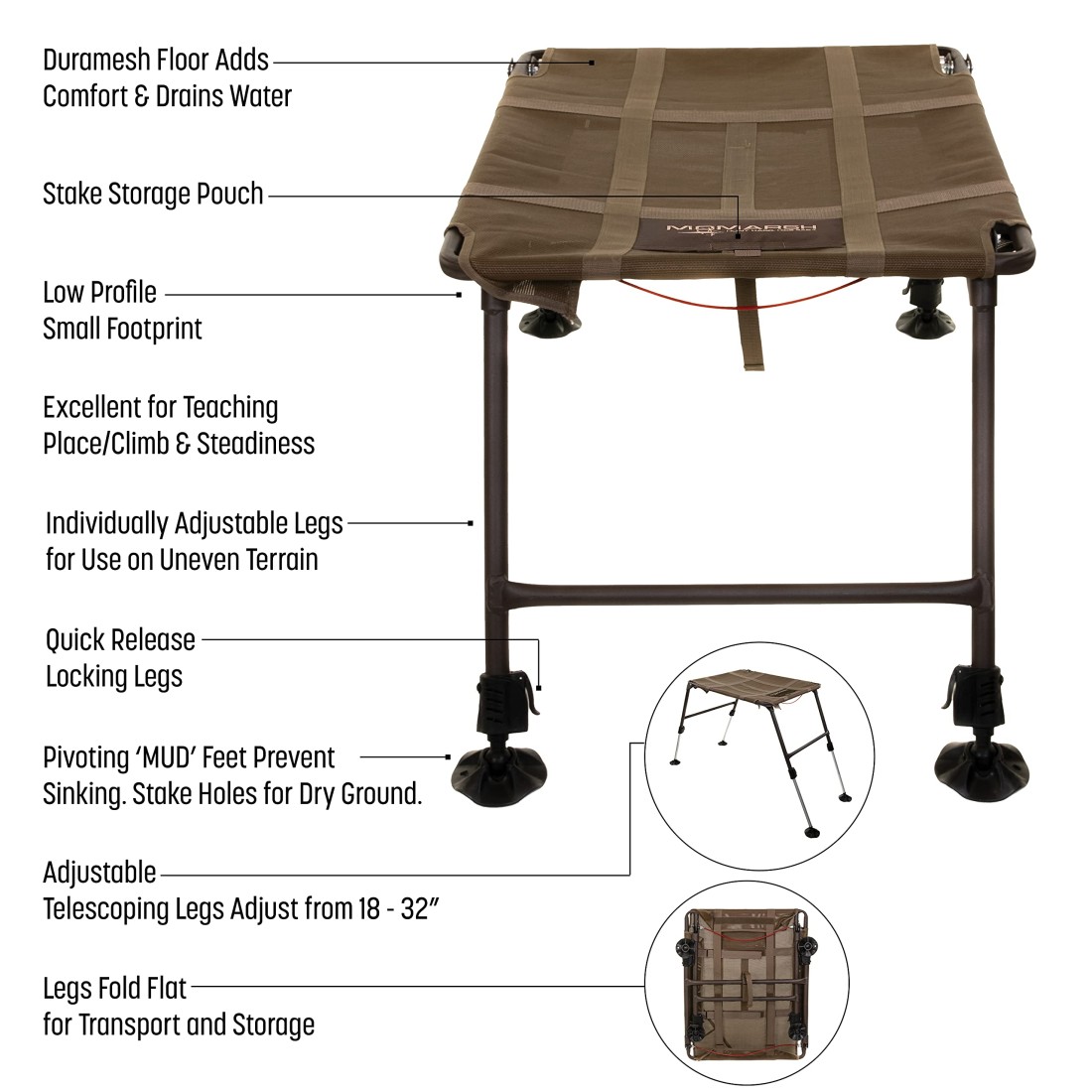 Momarsh Final Stand Adjustable Dog Training Platform Elevated Pet Training System for Place Agility Steadiness Training
