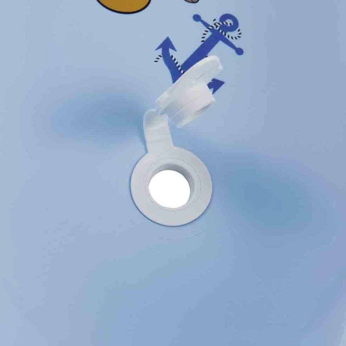 Keeeper Mickey Printed Baby Bath Tub With Plug K1954-614 Light Blue 84cm