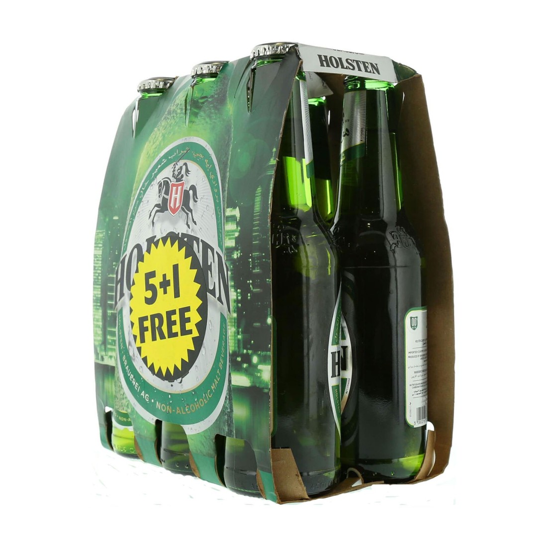 Holsten Classic Non-Alcoholic Malt Beverage 330ml Pack of 6