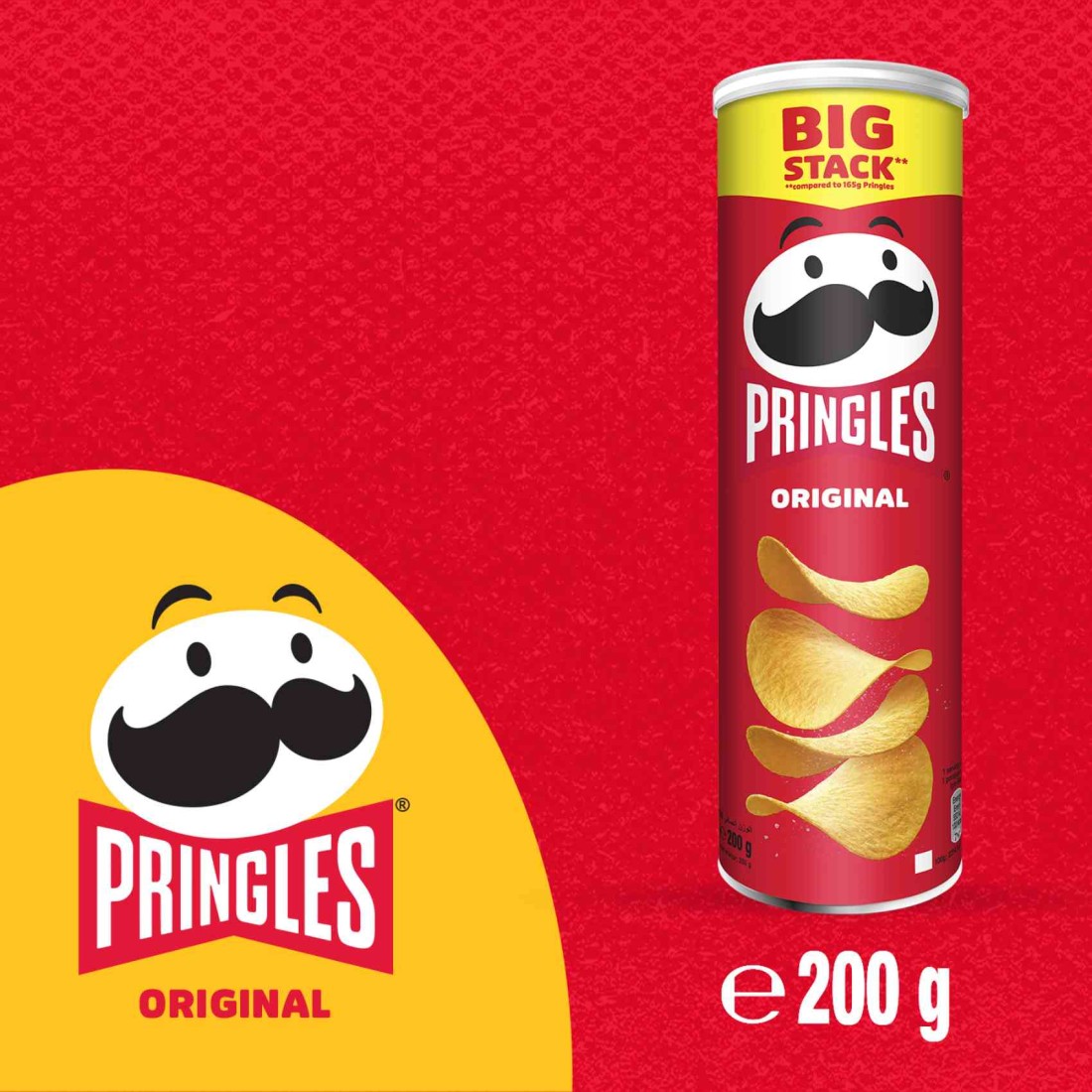 Pringles Original Potato Chips, 200g