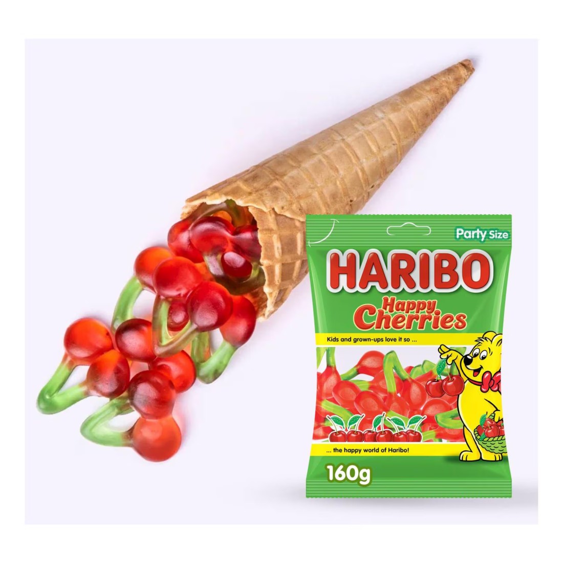 Haribo Happy Cherries Candy, 80g