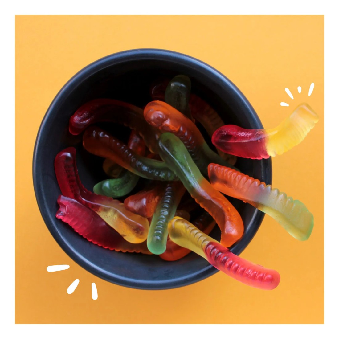 Haribo Worms Candy, 80g