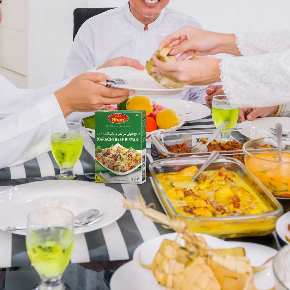 Shan Karachi Beef Biryani Recipe And Seasoning Mix 75g