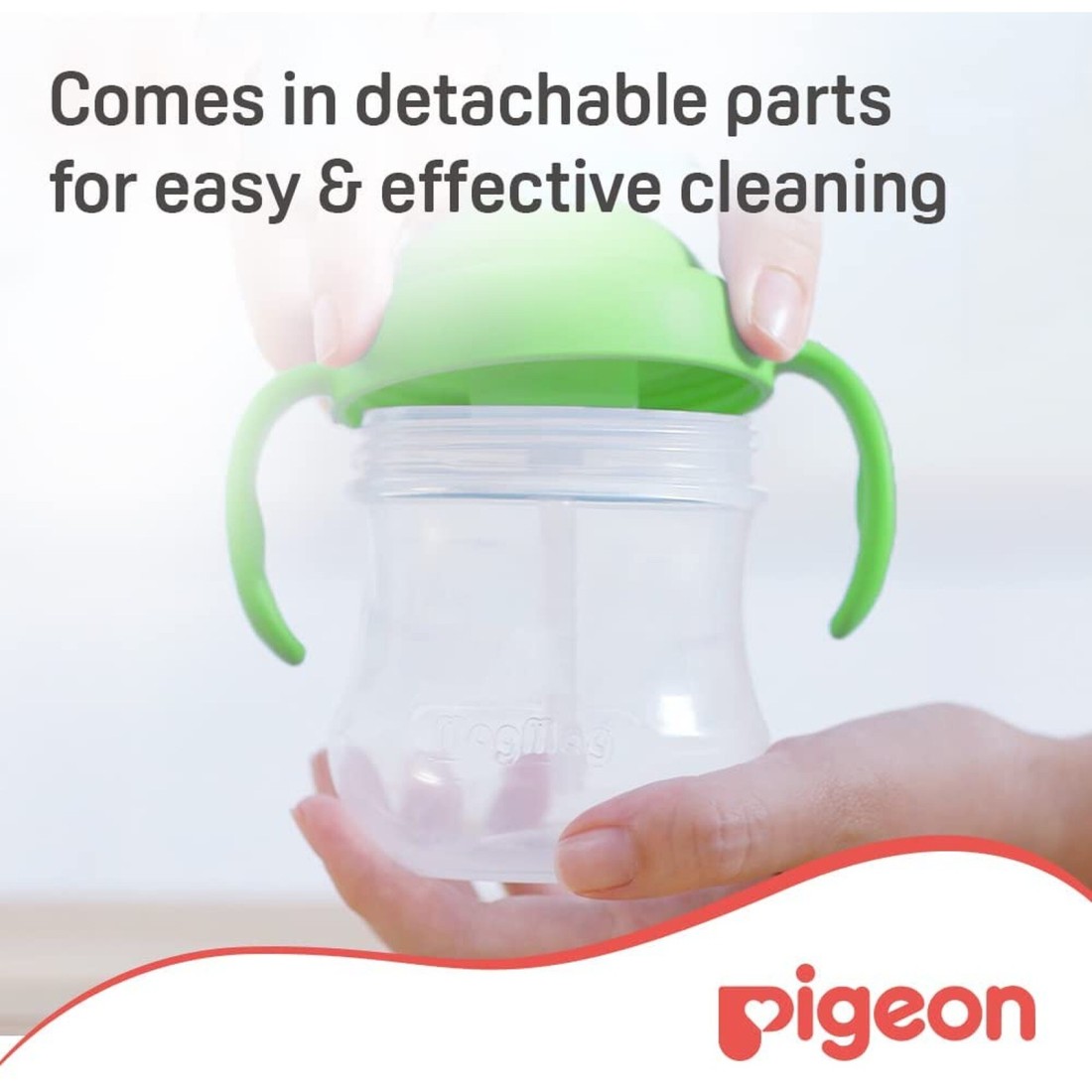 Pigeon Mag Mag Straw Cup 8m Green 200ml
