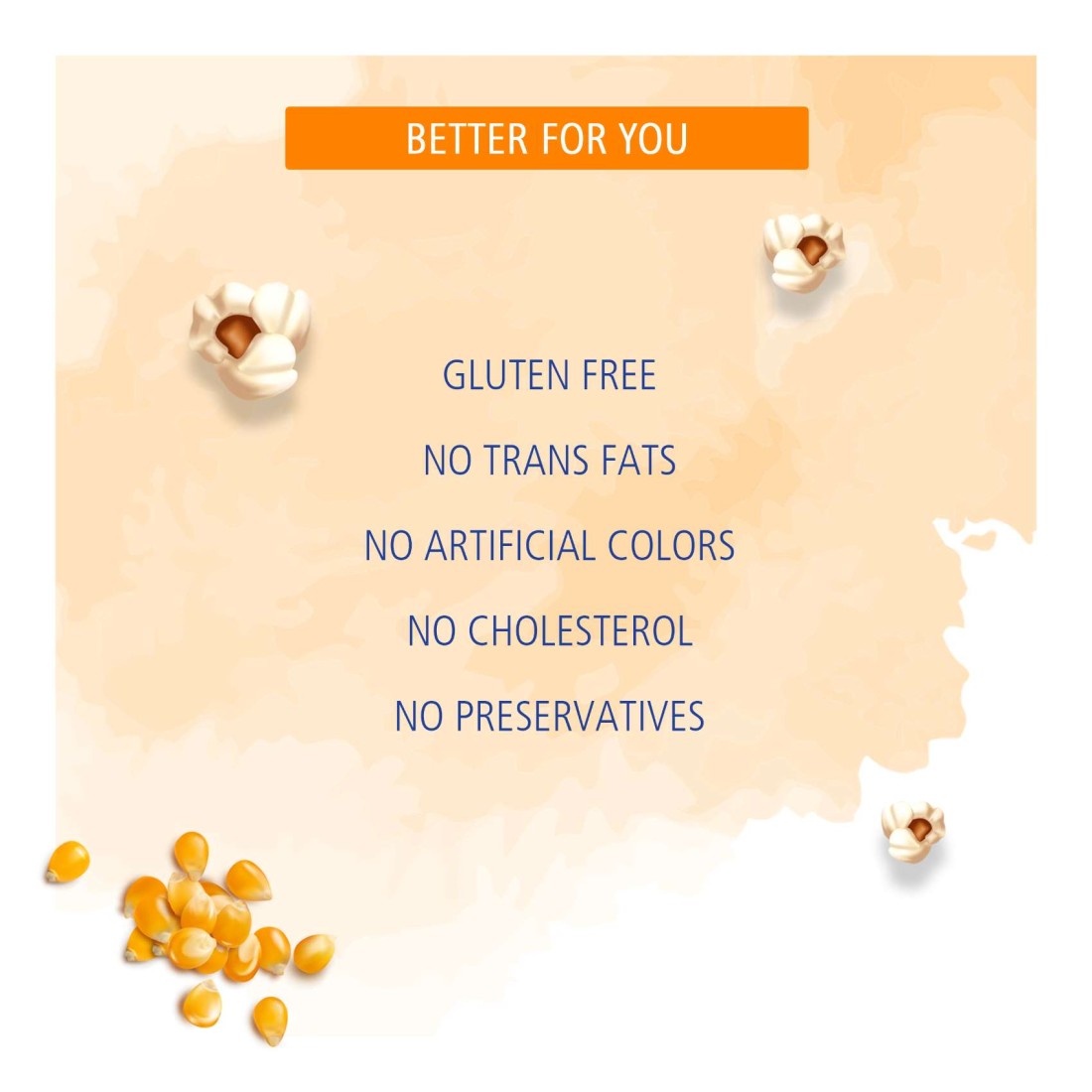 American Garden Gluten-Free Microwave Butter Popcorn 3 Bags, 273g