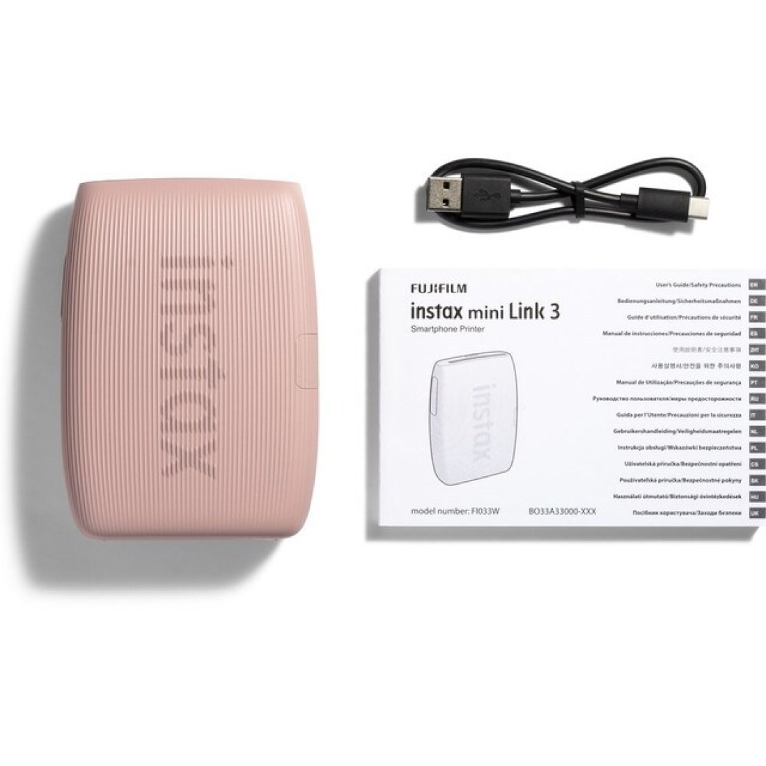 Fujifilm Instax Mini Link 3 Pink Instant Photo Printer
