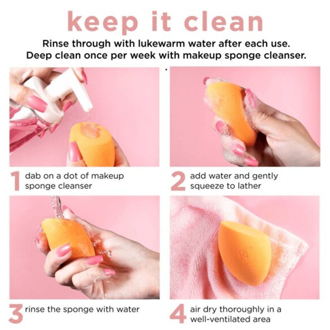 Real Techniques Miracle Complexion Sponge - 2 Pieces