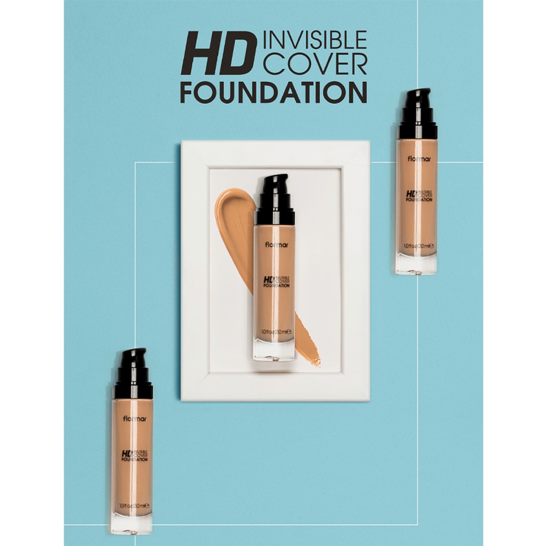 Flormar Invisible Cover Hd Foundation
