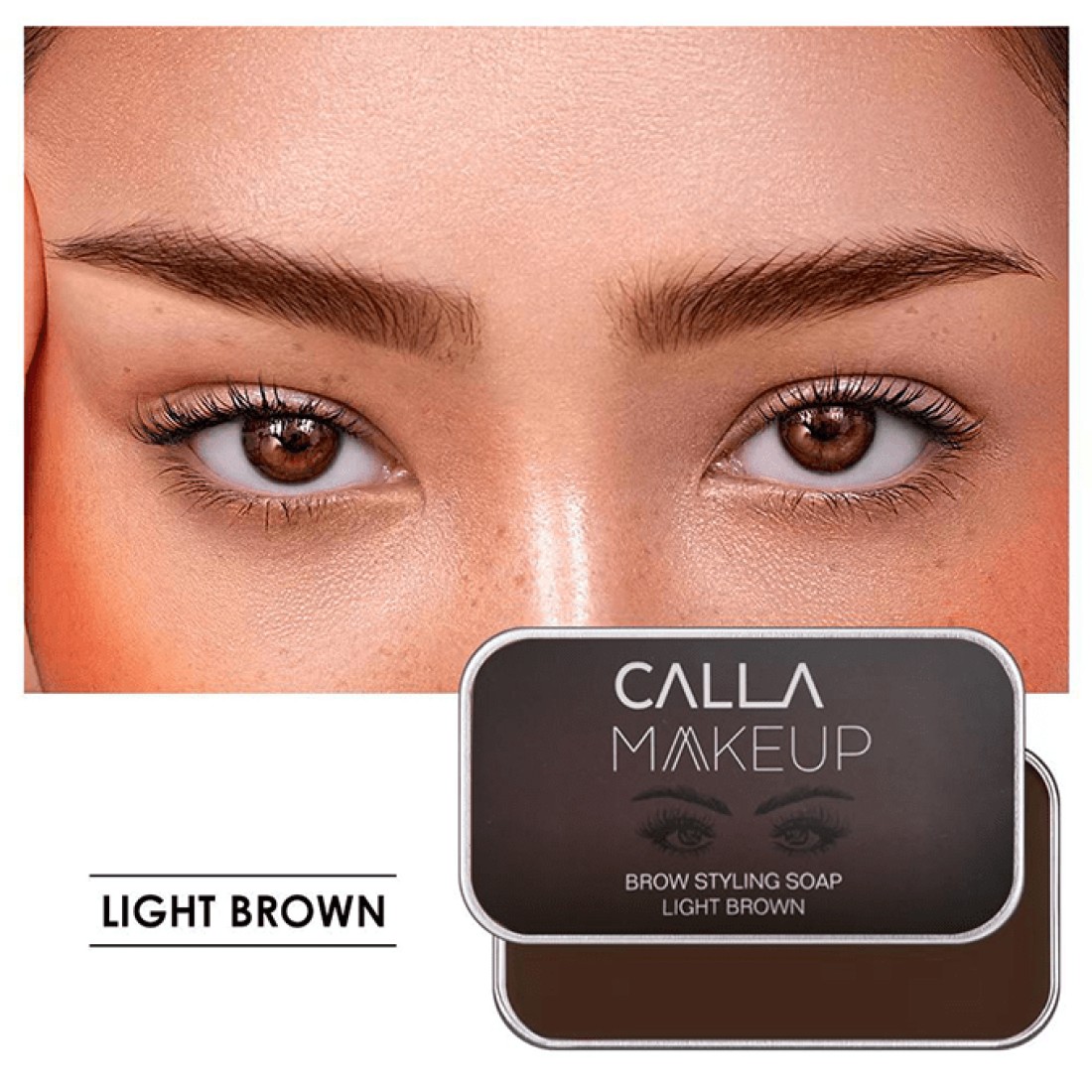 CALLA Makeup Eyebrow Styling Soap Kit - Light Brown - CM-105