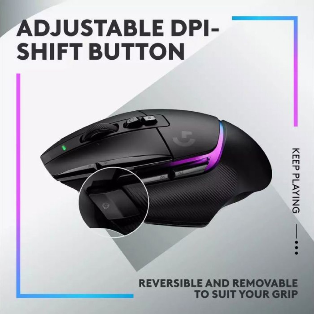 Logitech G502 X Plus Wireless Gaming Mouse - Black