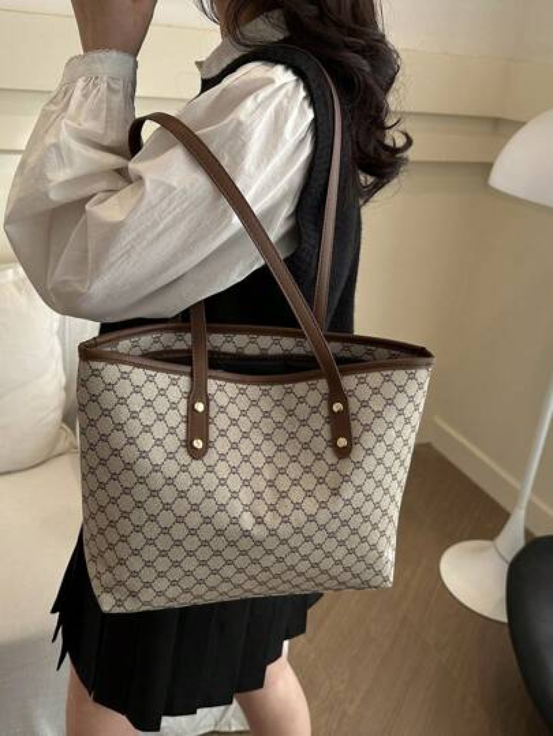 New Fashionable Luxury High End Versatile Ladies Shoulder Tote Bag