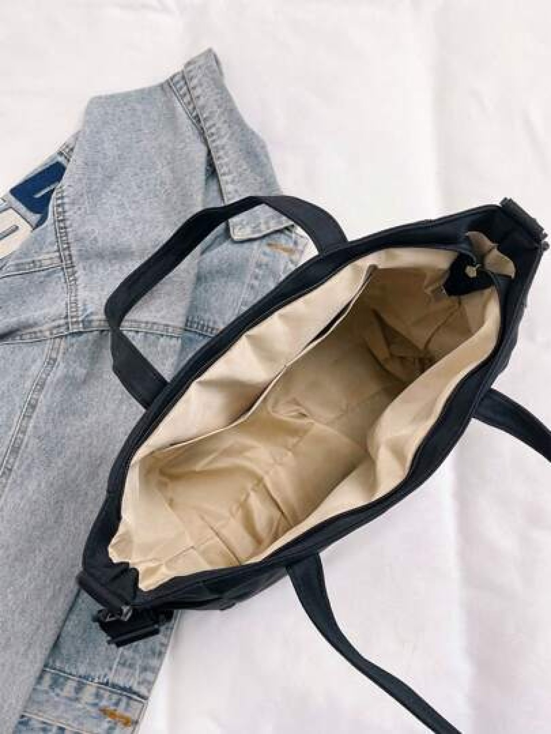 New Fashion Nylon Plain Color Women Shoulder Bag Large Capacity Multi Pocket Suitable For Travel Commute Camping School Versatile And Adjustable One Shoulder Cross Body