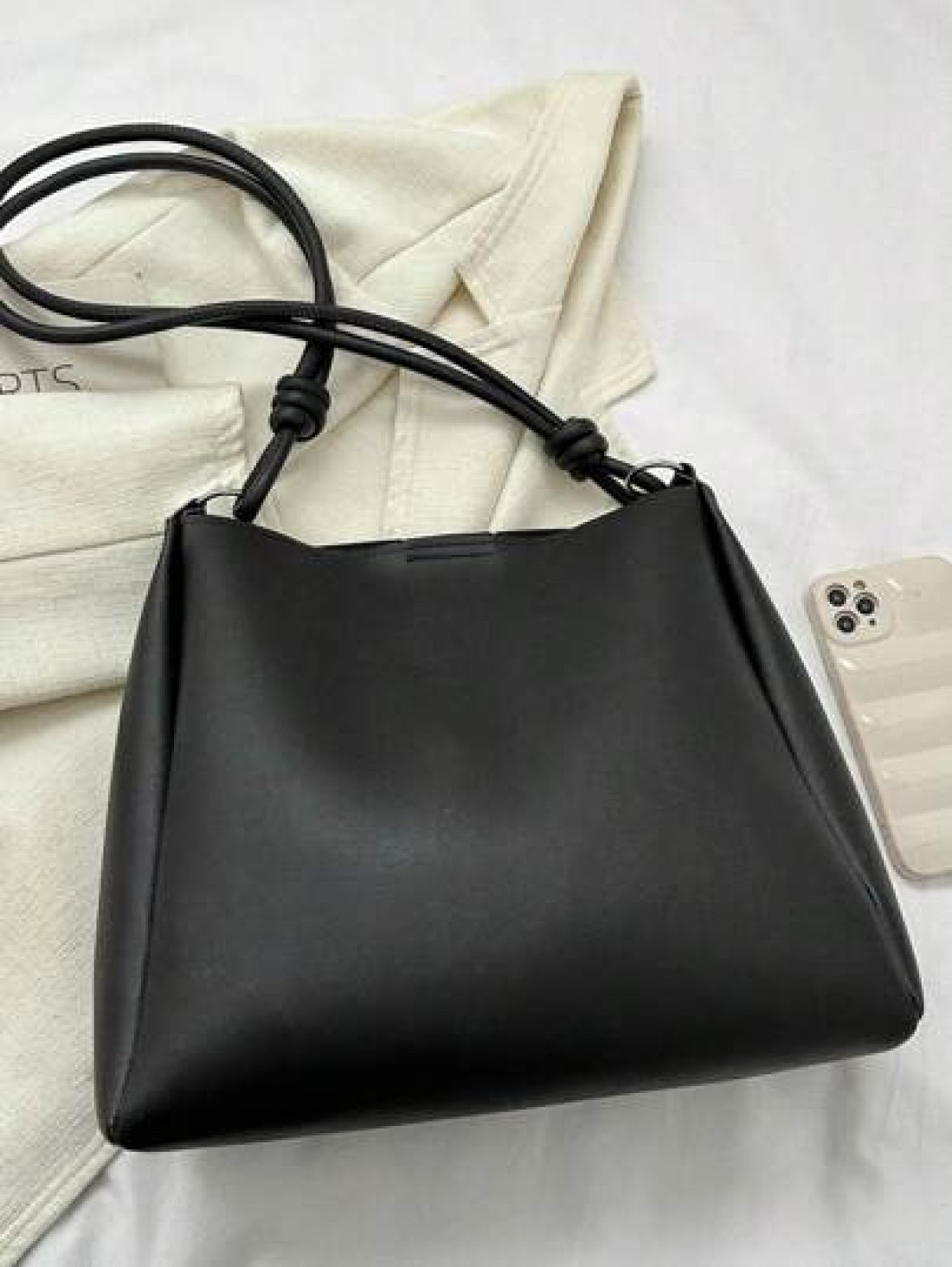 Luxury Fashionable Chic PU Leather Tote Bag With Exquisite Design