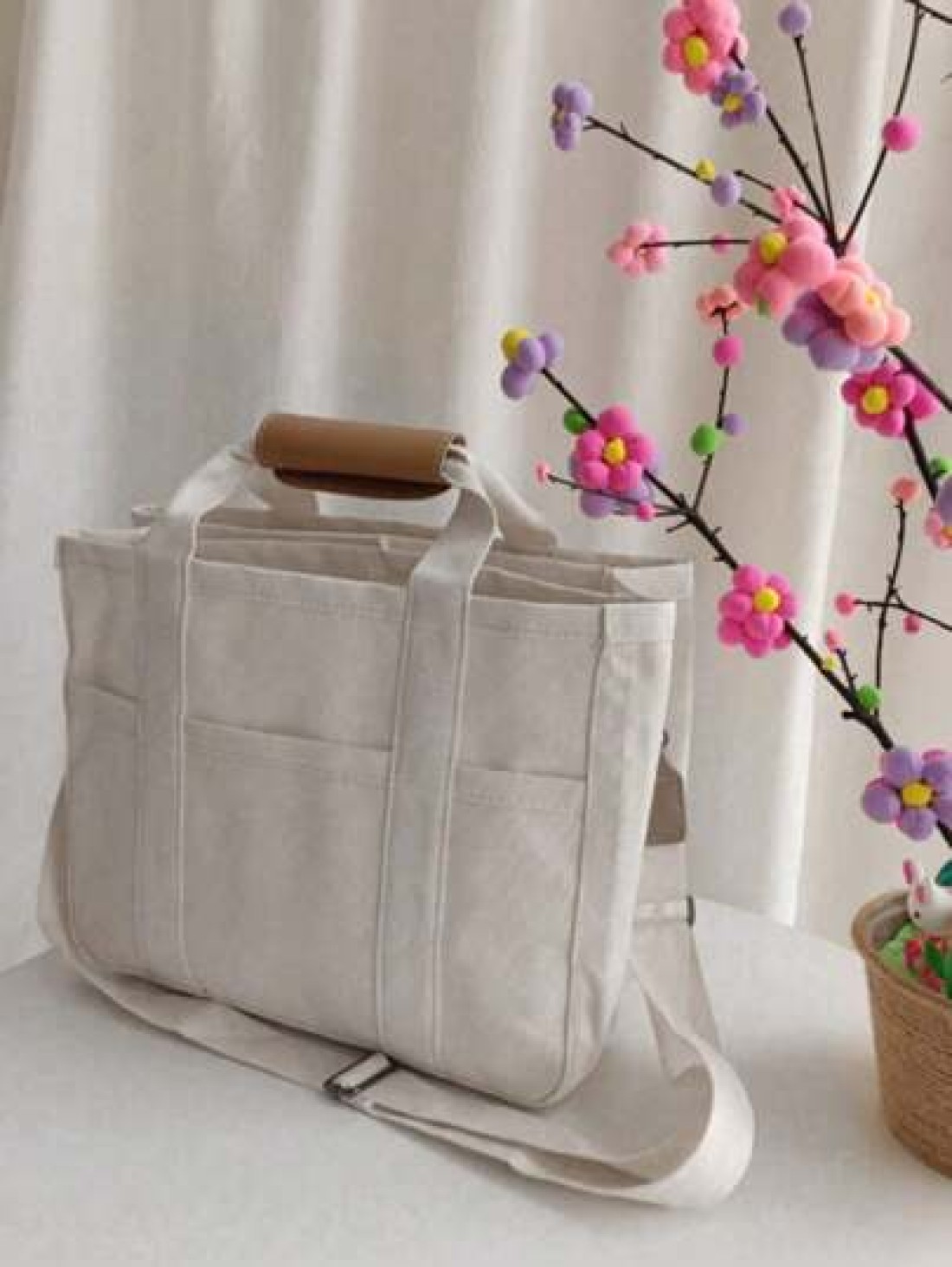 New Large Capacity Multi Compartment Women s Tote Bag Fashionable Simple And Versatile Handbag Niche Design Portable And Adjustable Shoulder Strap Mommy Shoulder Crossbody Bag Suitable For Commuting G