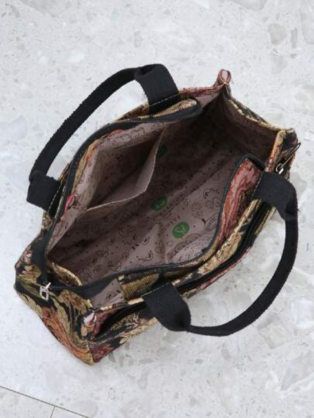 New Arrival Thickened Knitted Jacquard Fabric Handbag Tote Bag Work Shopping Carryall Mother s Outdoor Organizer Cloth Bag Women Handbag