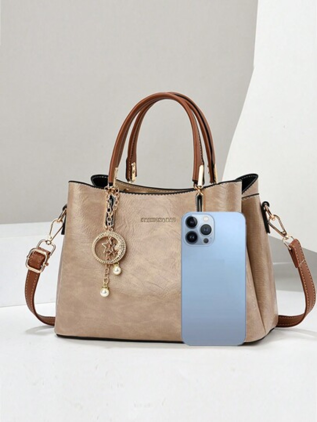 New Arrival Simple And Luxurious Ladies Tote Bag Casual And Versatile With Large Capacity And Can Be Carried Shoulder Or Cross Body Business Casual Woman Bag Pefect For Office Business And Work Best M