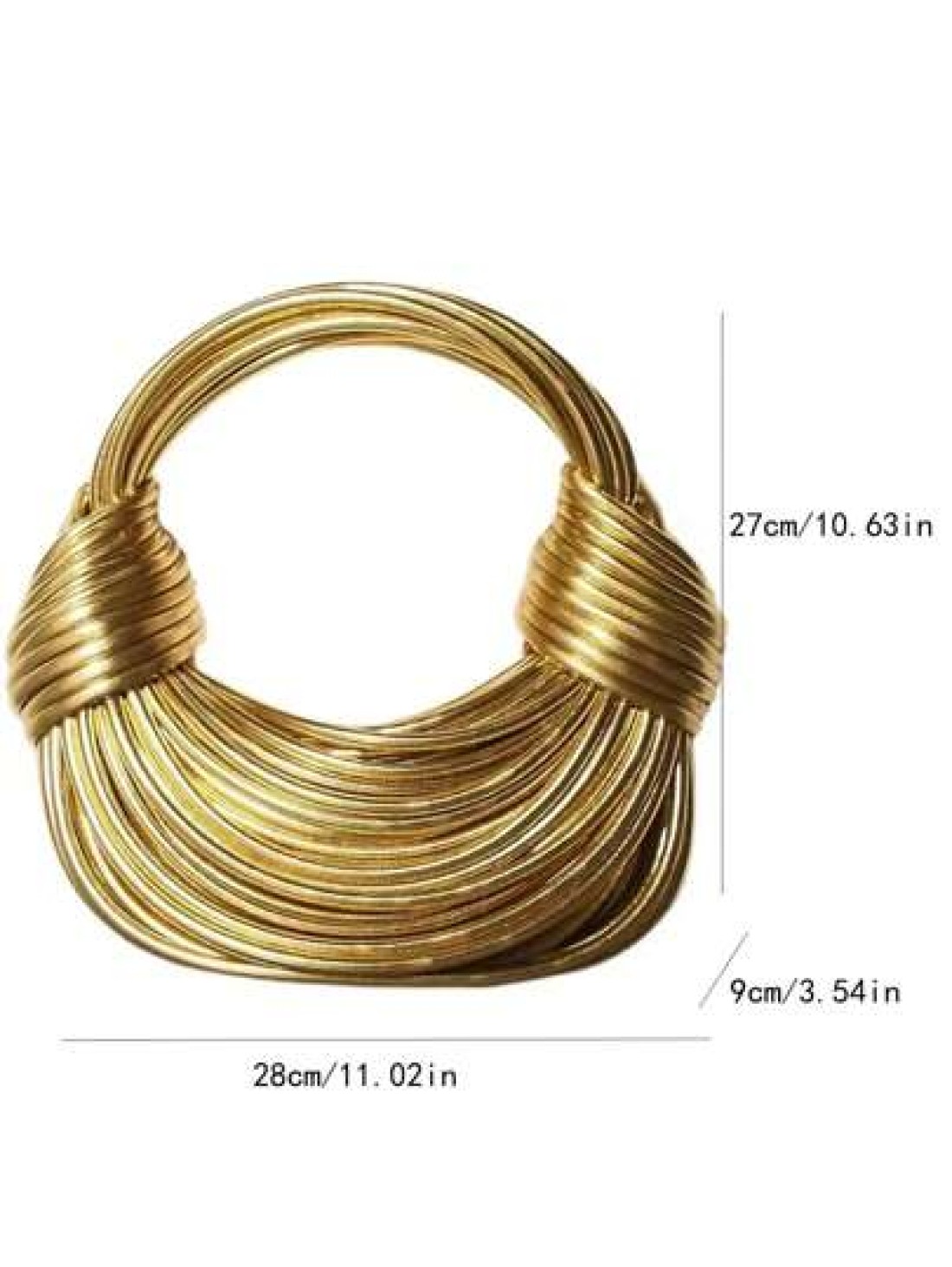 Handbags For Women New Gold Luxury Designer Brand Handwoven Noodle Bags Rope Knotted Pulled Hobo Evening Clutch Chic