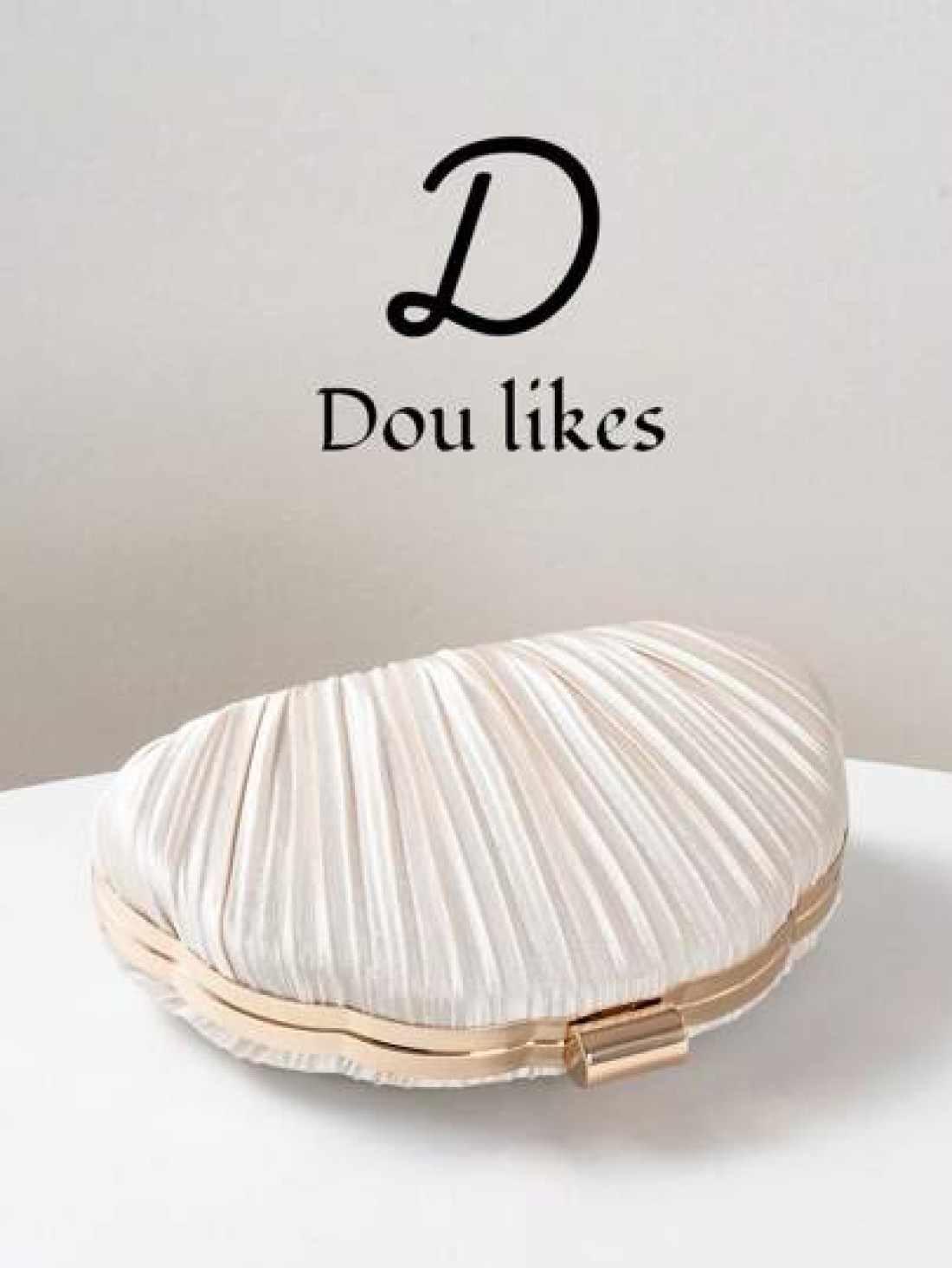 New Luxury Party Clutch Bag Shell Shaped Design Wrinkle Style Evening Bag Lady Handbag For Ceremony