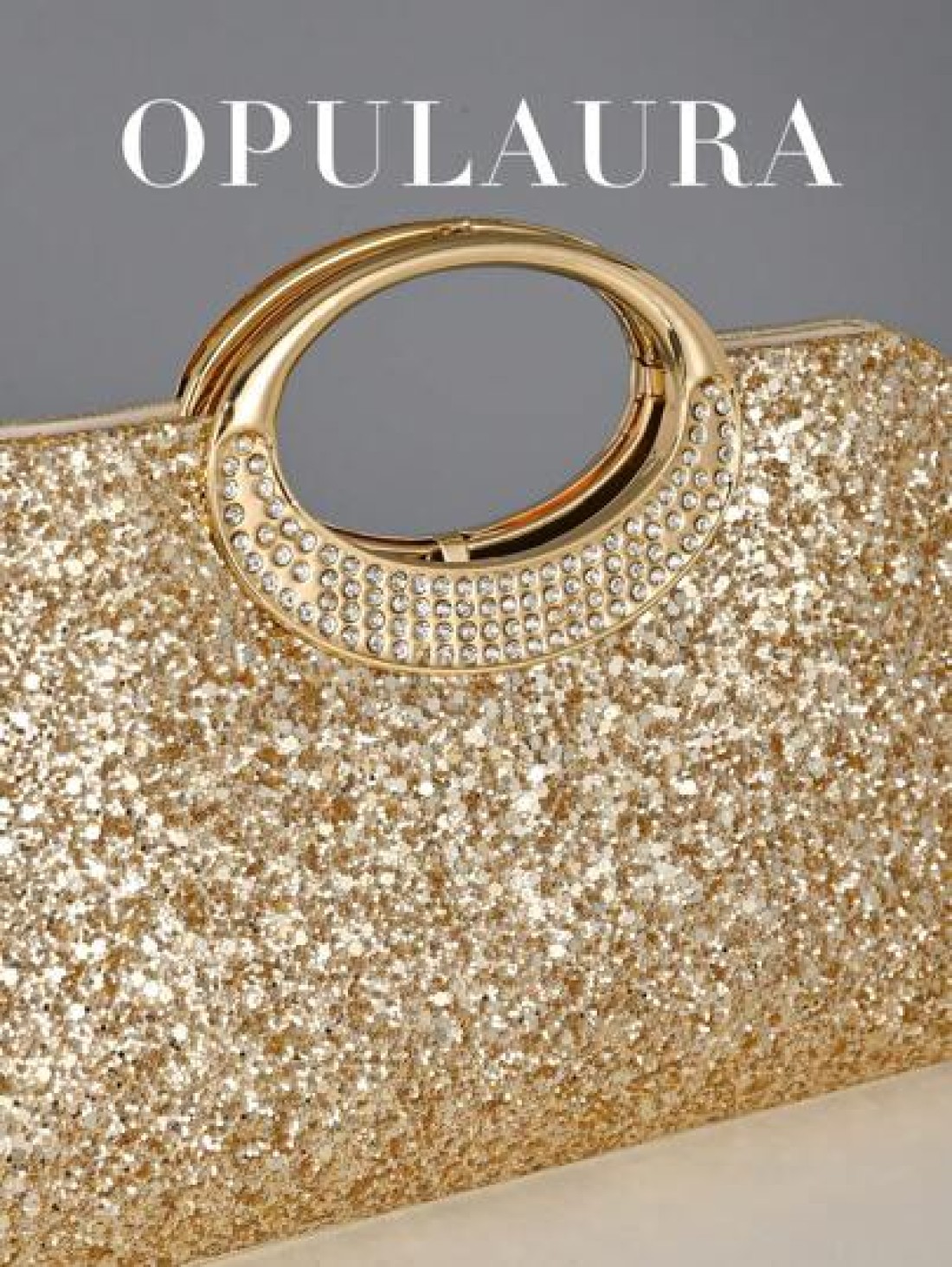 OpulAura Women s Fashion Sparkling Crystal Rhinestone Clutch Purse Luxury Shiny Rhinestone Evening Handbag For Prom Party Ball Birthday Celebration Bridal Clutch Elegant Prom Bag