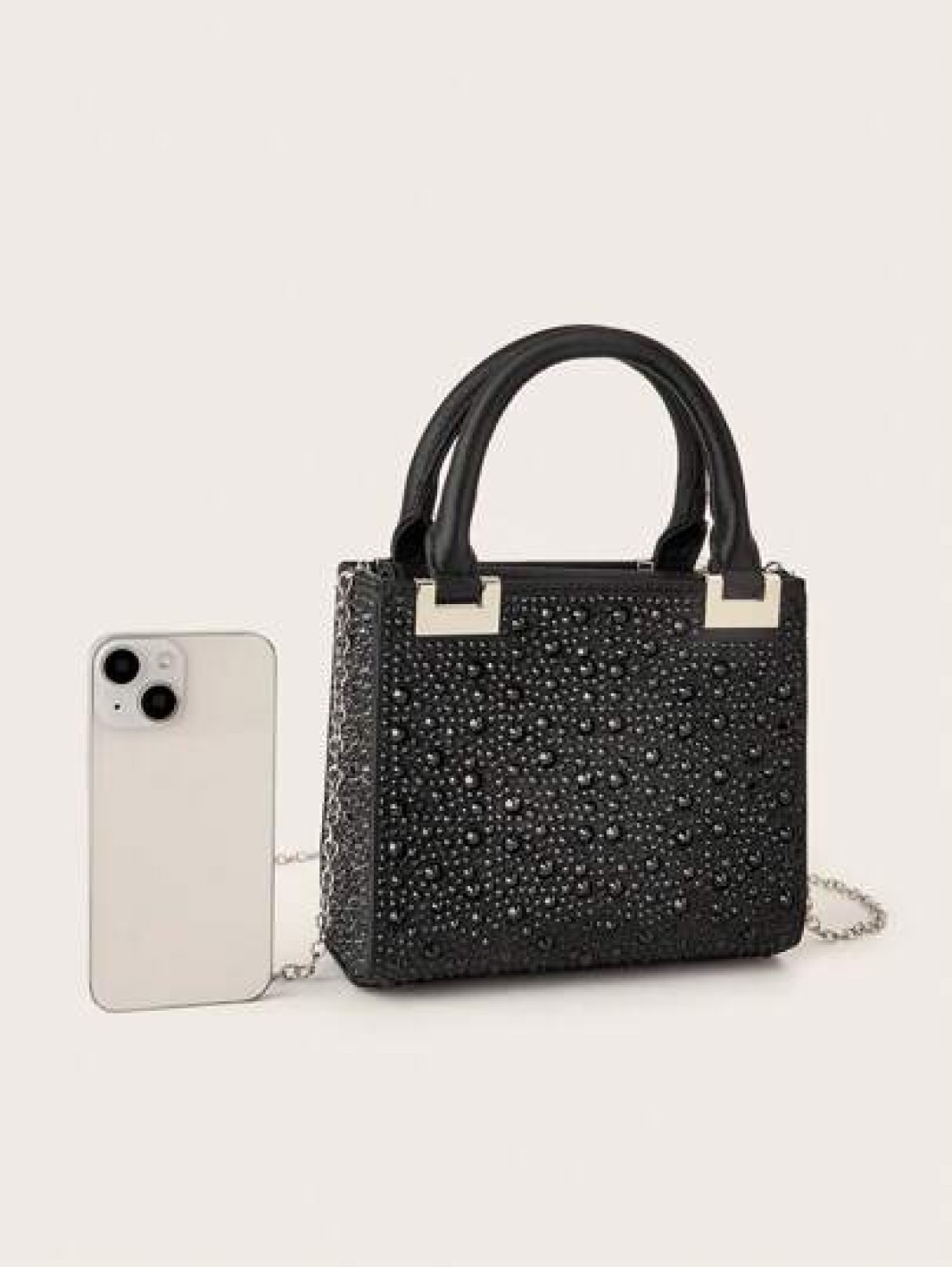 Women Luxury Satin Mini Rhinestone Decorated Clutch Bag Elegant Evening Party Handbag Formal Prom Gown Wedding Purse For Ladies Daily Commute Or Dating For Party Wedding Prom Dinner Banquet Matching W