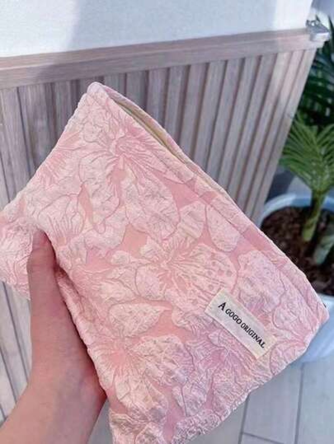 1 PC Cosmetic Bag Makeup Bag Toiletry Organizer Travel Case Organizer Storage Bag Flower Pattern Polyester Elegant Design Widely Used Mother s Day Ladies Women Teenagers Fashionable Stylish Portable L