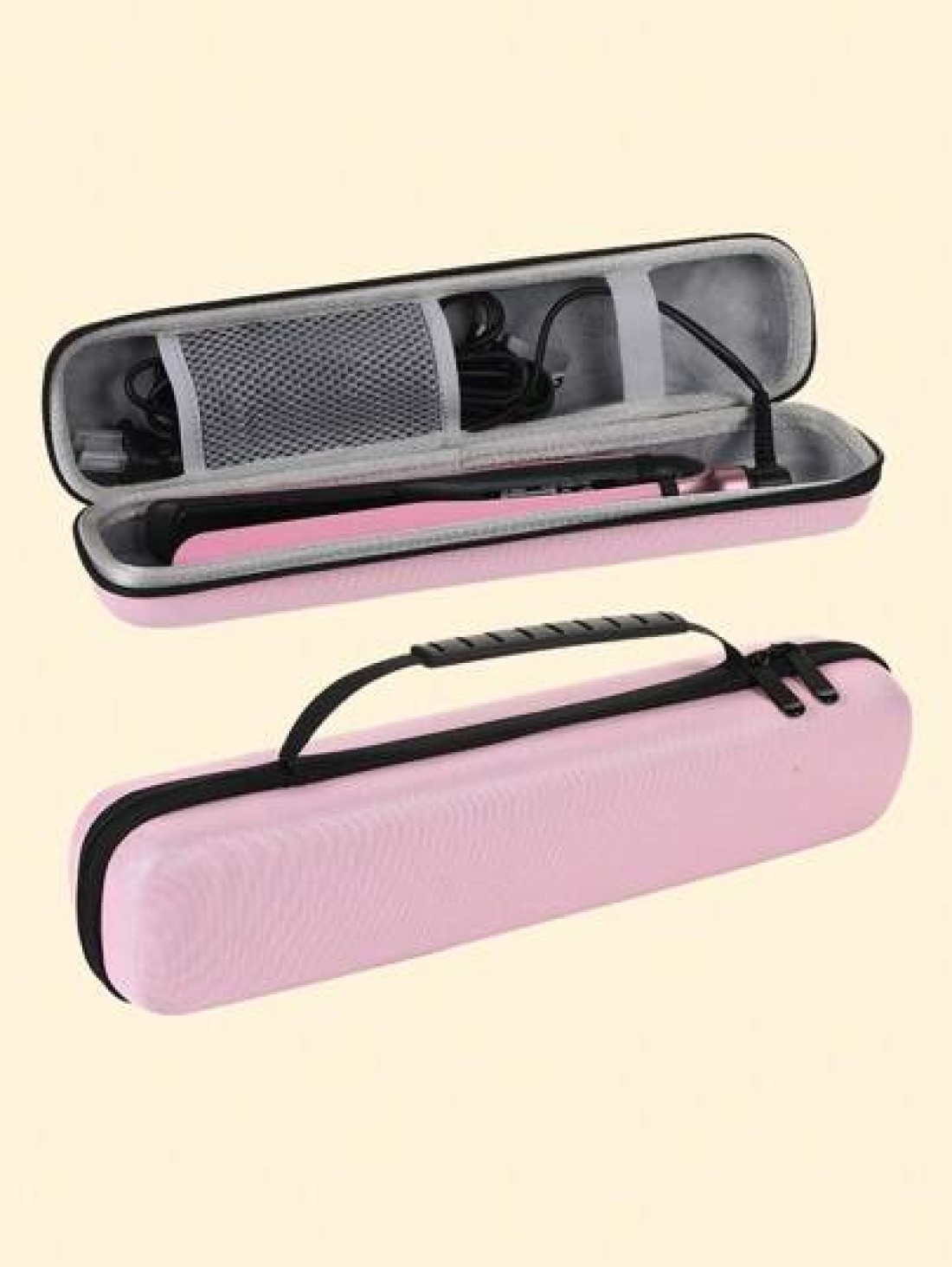 1Pc Hairdressing Tools Travel Organizer Hairdressing Tools Travel Organizer Curling Organizer Portable Hair Straightener Case Hair Accessories Organizer Hot Hairdressing Tools Hair Straightener Travel