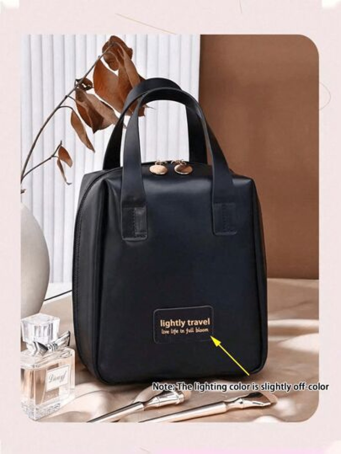 1pc Makeup Bag Cosmetic Bag Toiletry Bag Ladies Bag Portable Toiletry Kit Waterproof Makeup Bag Large Capacity Makeup Bag Cosmetic Travel Bag Multi Functional Travel Organizer Clutch Cosmetic Storage